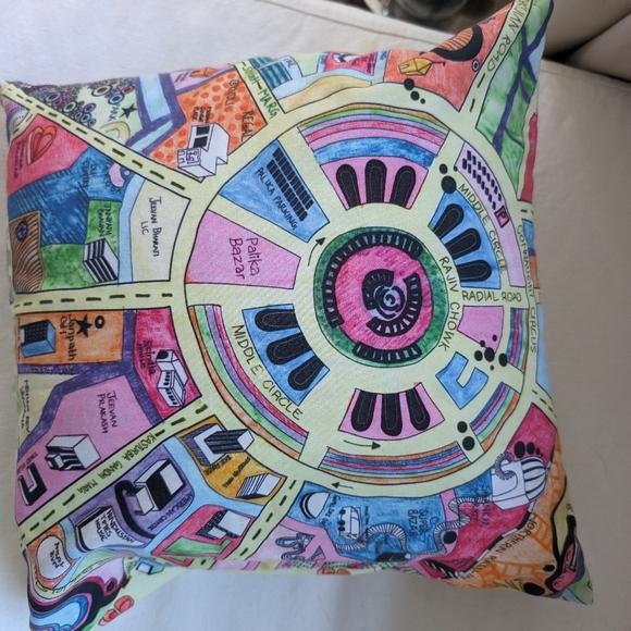 2 Reversible Pillow Covers from Delhi, India - Picture 3 of 4